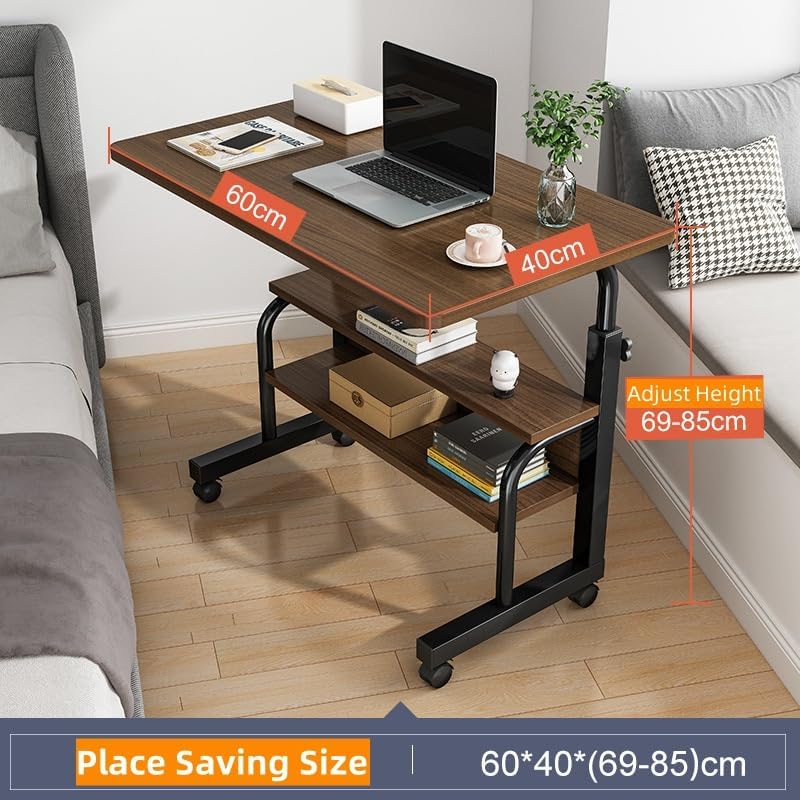 Universal Adjustable Height Mobile Computer Desk