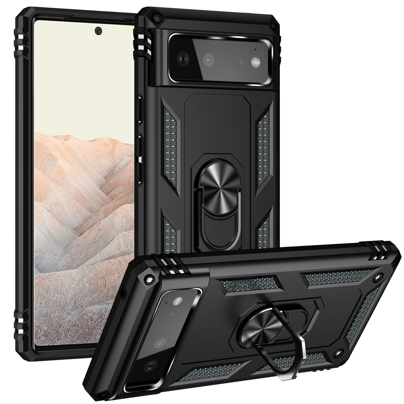 For Google Pixel 6 Shockproof Case-Black