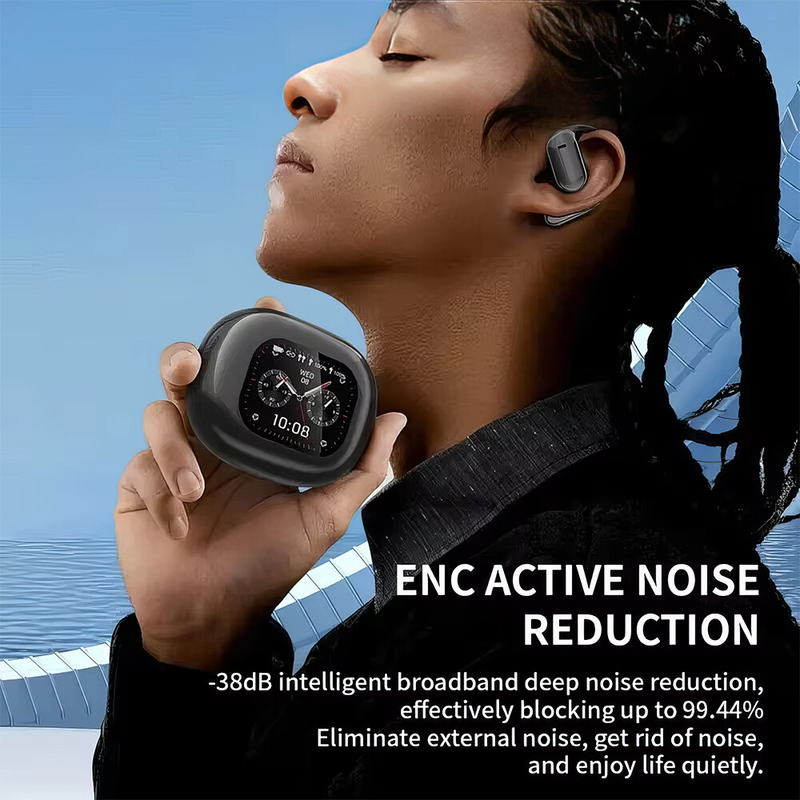 Wireless Bluetooth 5.4 Headphone Active Earphones-Black
