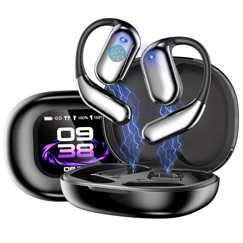 Wireless Bluetooth 5.4 Headphone Active Earphones-Black