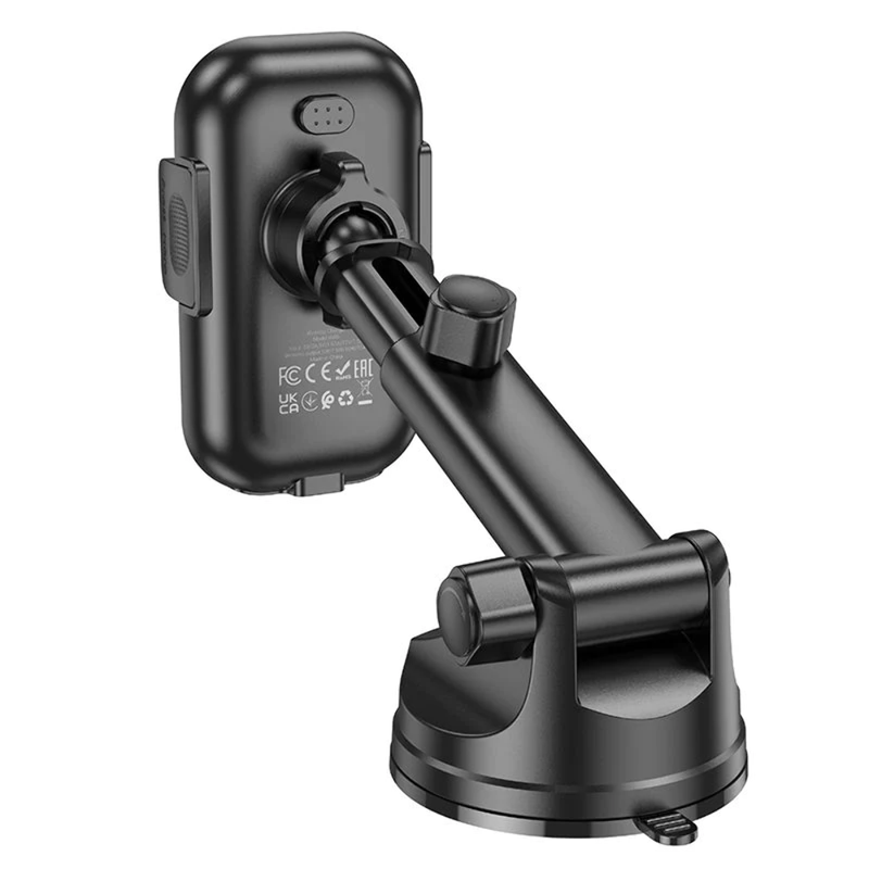 Universal 15W Wireless Car Holder Fast Charge Dashboard Windscreen Mount Stand