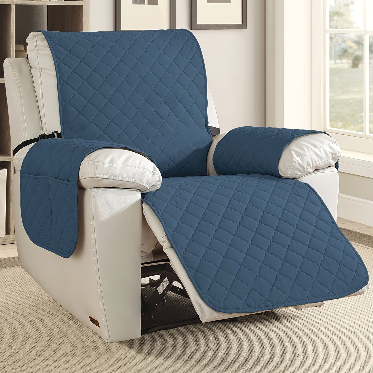 2pcs Waterproof Recliner Chair Non-Slip Cover