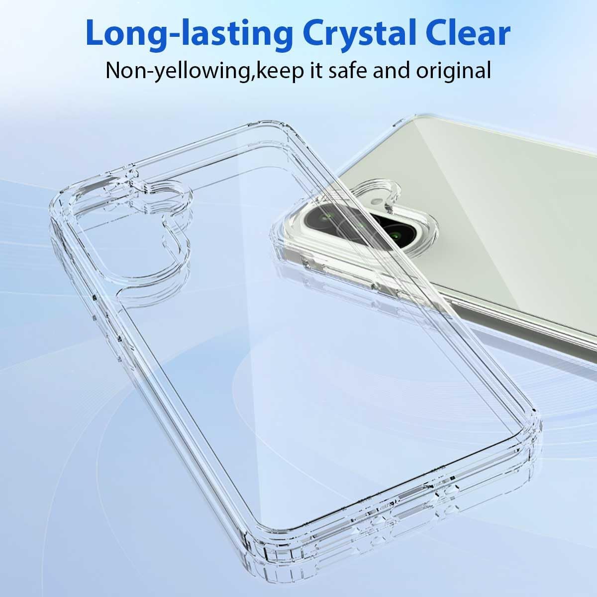 Crystal Clear Shockproof Case For Samsung Galaxy A56 5G