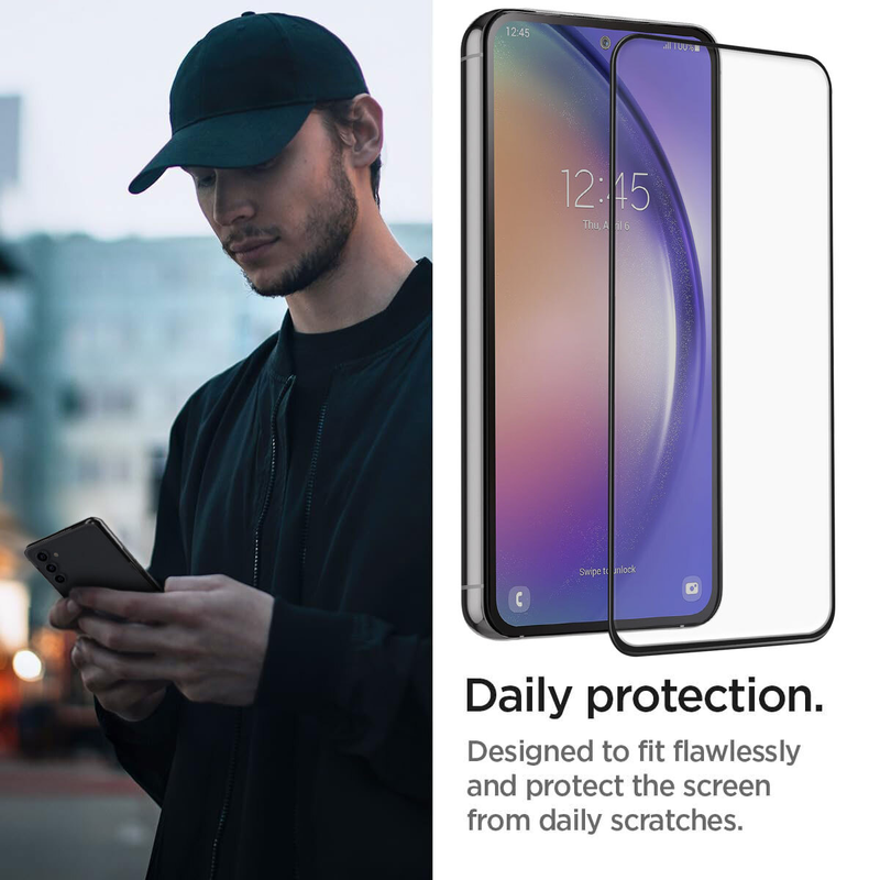For Samsung Galaxy S23 FE Full Cover Tempered Glass Screen Protector 2-Pack