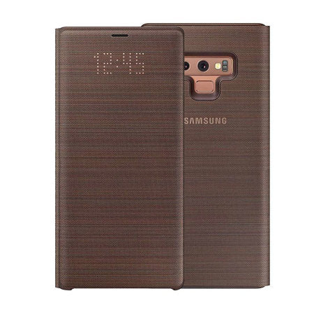 Samsung LED View Standing Cover for Samsung Galaxy Note 9-Brown