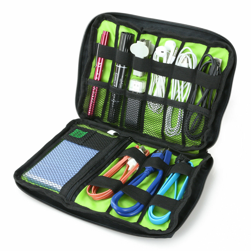 Cable,headphones and Chargers Accessories Storage Bag Travel Case