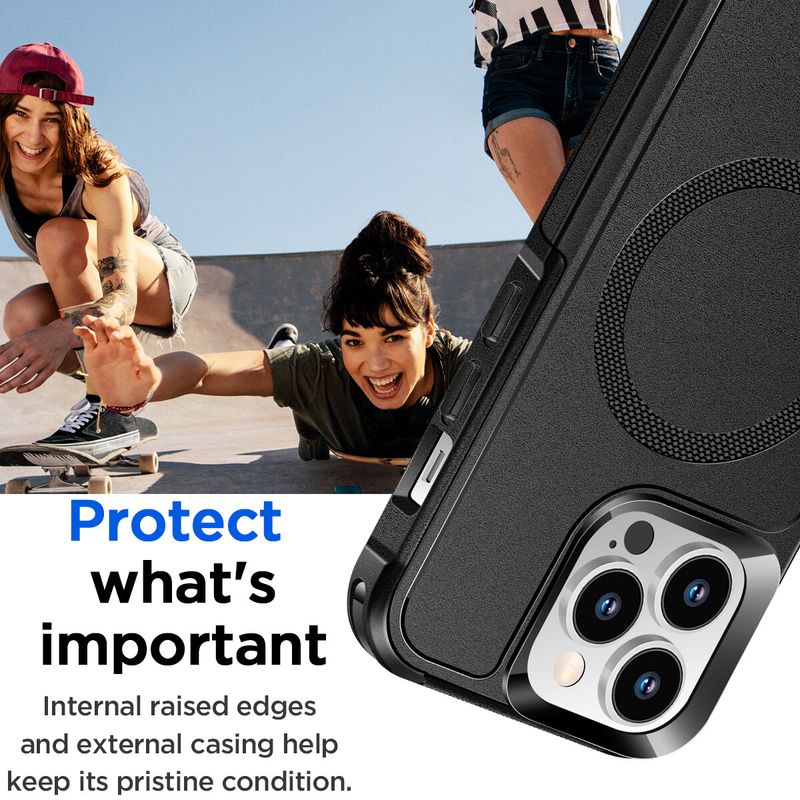 For iPhone 14 Pro Max MagSafe Case Heavy Duty Shockproof Rugged Cover