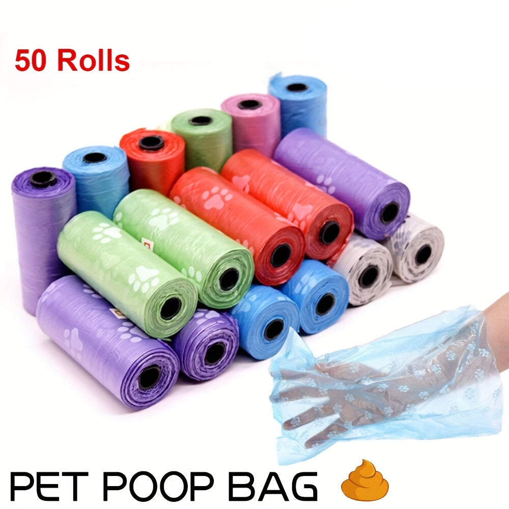 Dog Poop Bags 50 Rolls/750pcs