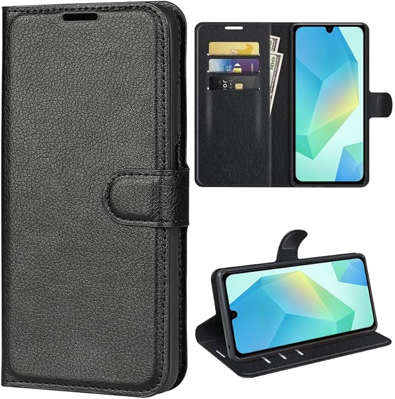 Protective PU Leather Wallet Case Cover for Samsung Galaxy A16