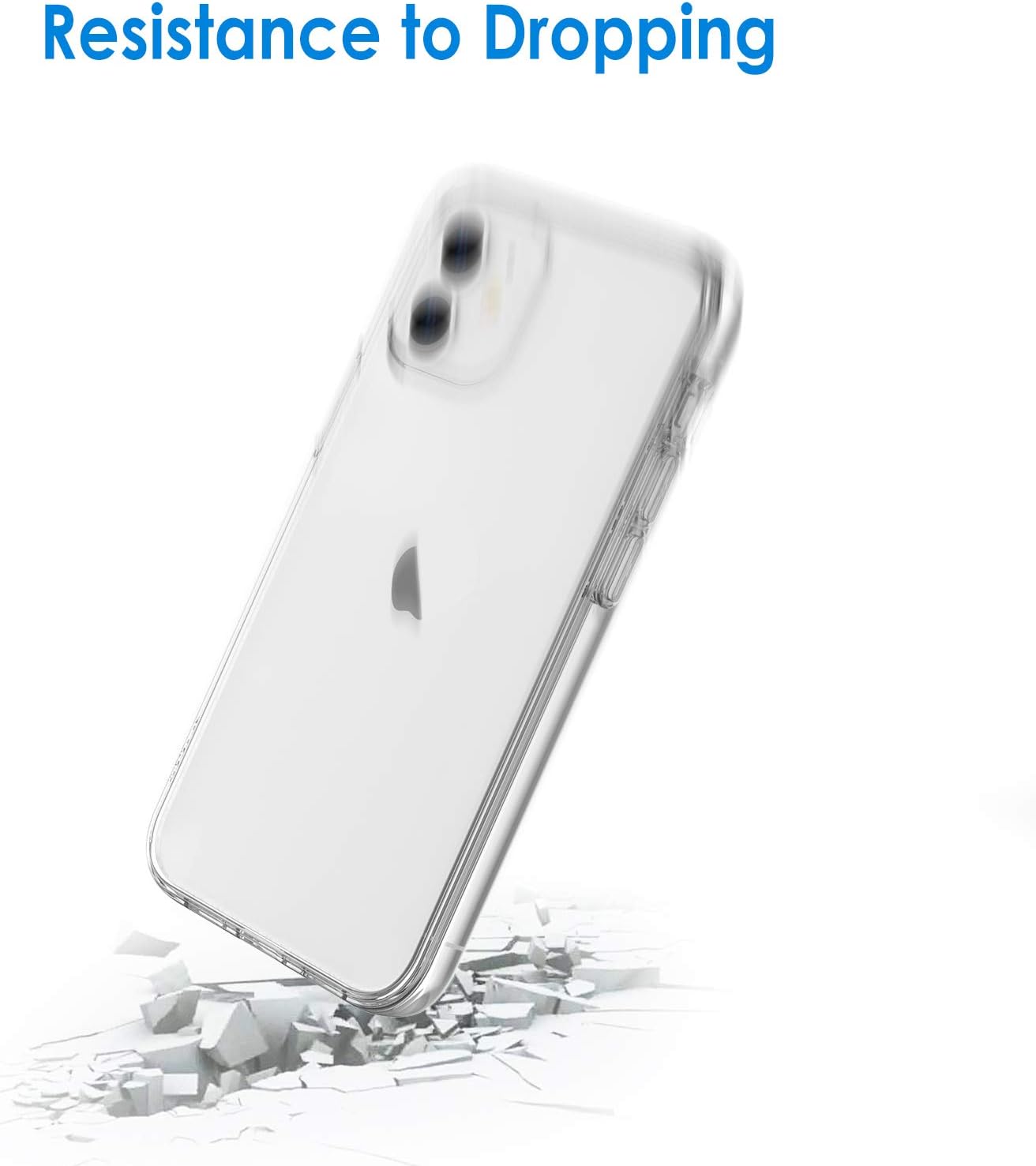 Clear Shockproof case for iphone 12
