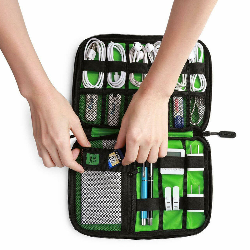 Cable,headphones and Chargers Accessories Storage Bag Travel Case