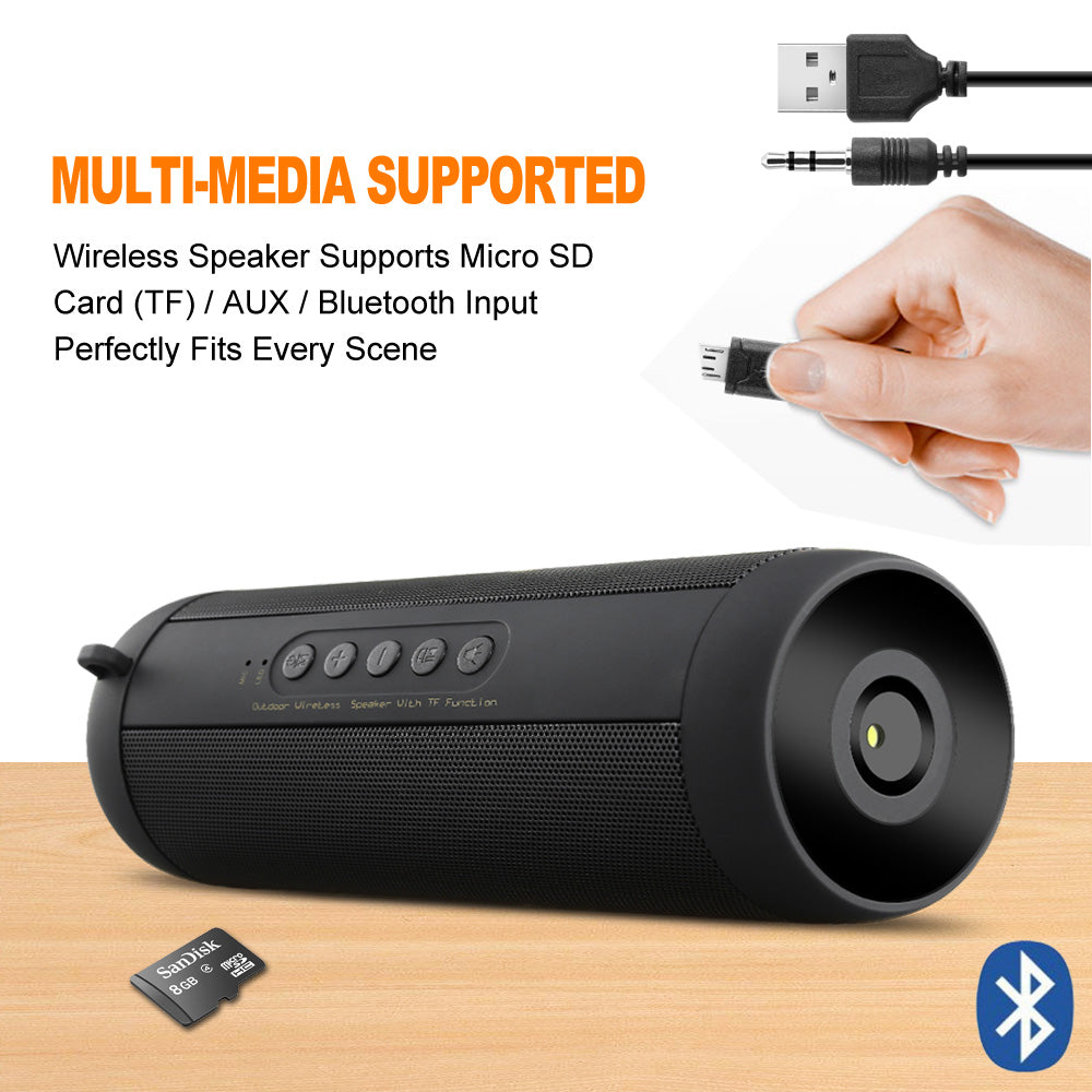 Portable Wireless Bluetooth Speaker-Black Colour