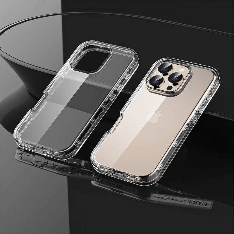For iPhone 16 Pro Max Case Shockproof Heavy Duty Clear Cover
