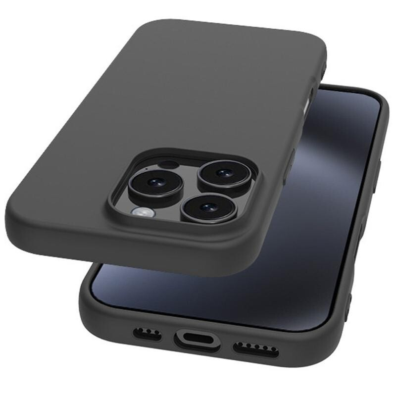 Black Slim Protective TPU Case For iPhone 14 Pro Max