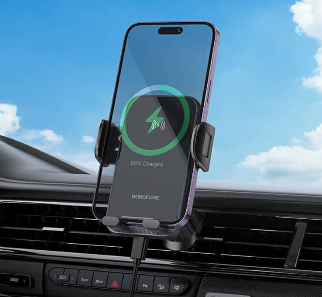Universal Wireless Fast Charging Air Vent Car Mount Phone Holder