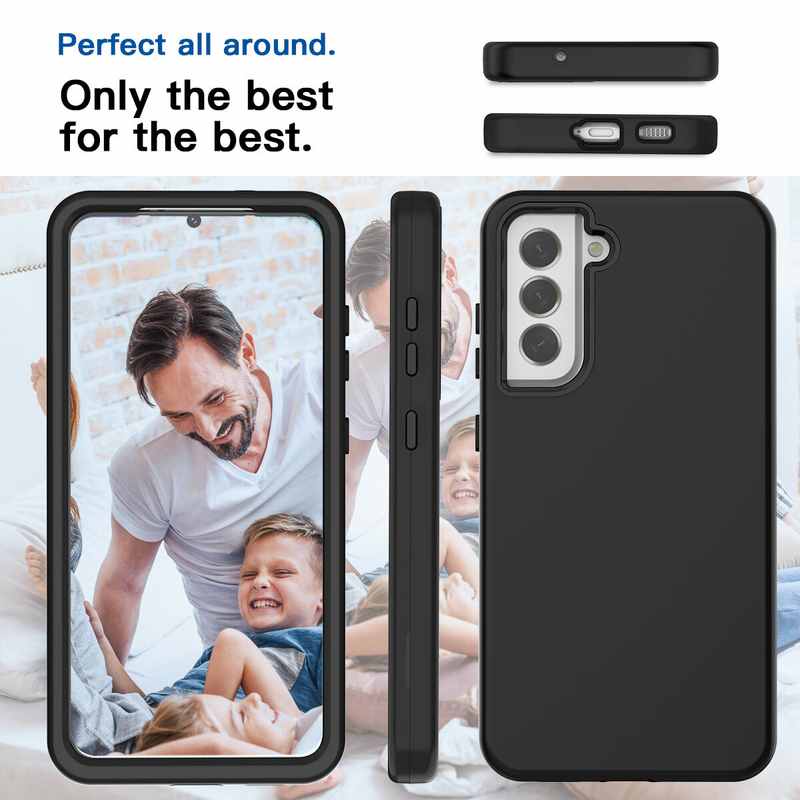 For Samsung Galaxy S25 Edge Shockproof Heavy Duty Case -Black