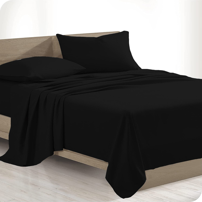 Sheet Set Bed Flat Fitted Single/Double/Queen/King