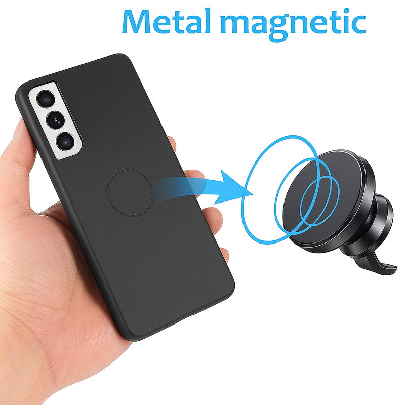 For Samsung Galaxy A35 Leather flip Black wallet Magnet cover