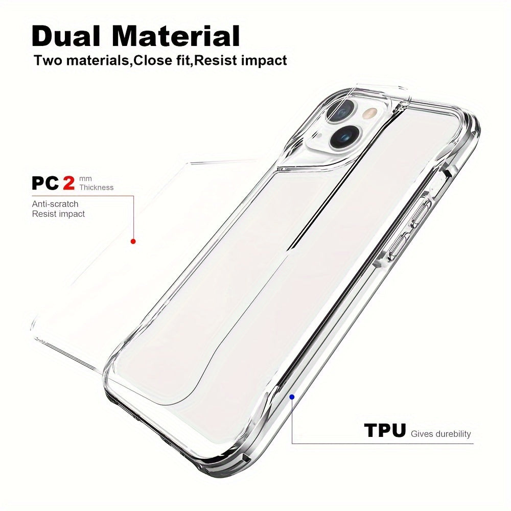 Crystal Clear Shockproof Drop Protection Phone Case For Iphone 15