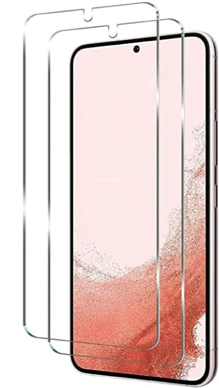 For Samsung Galaxy A15 Silicone Shockproof Pink Case + 2 Screen Protectors