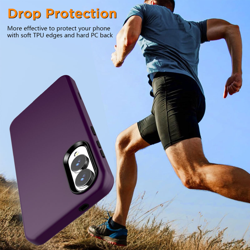 For Samsung Galaxy S25 Edge Shockproof Cover Purple