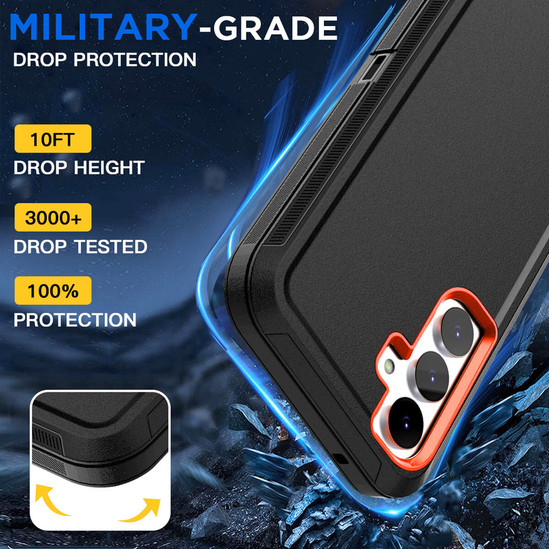 For Samsung Galaxy S24 FE Heavy Duty Builder Case