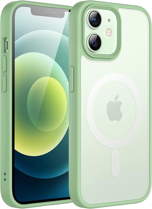 Magnetic Case for iPhone 12 Compatible with MagSafe, Translucent Matte Back