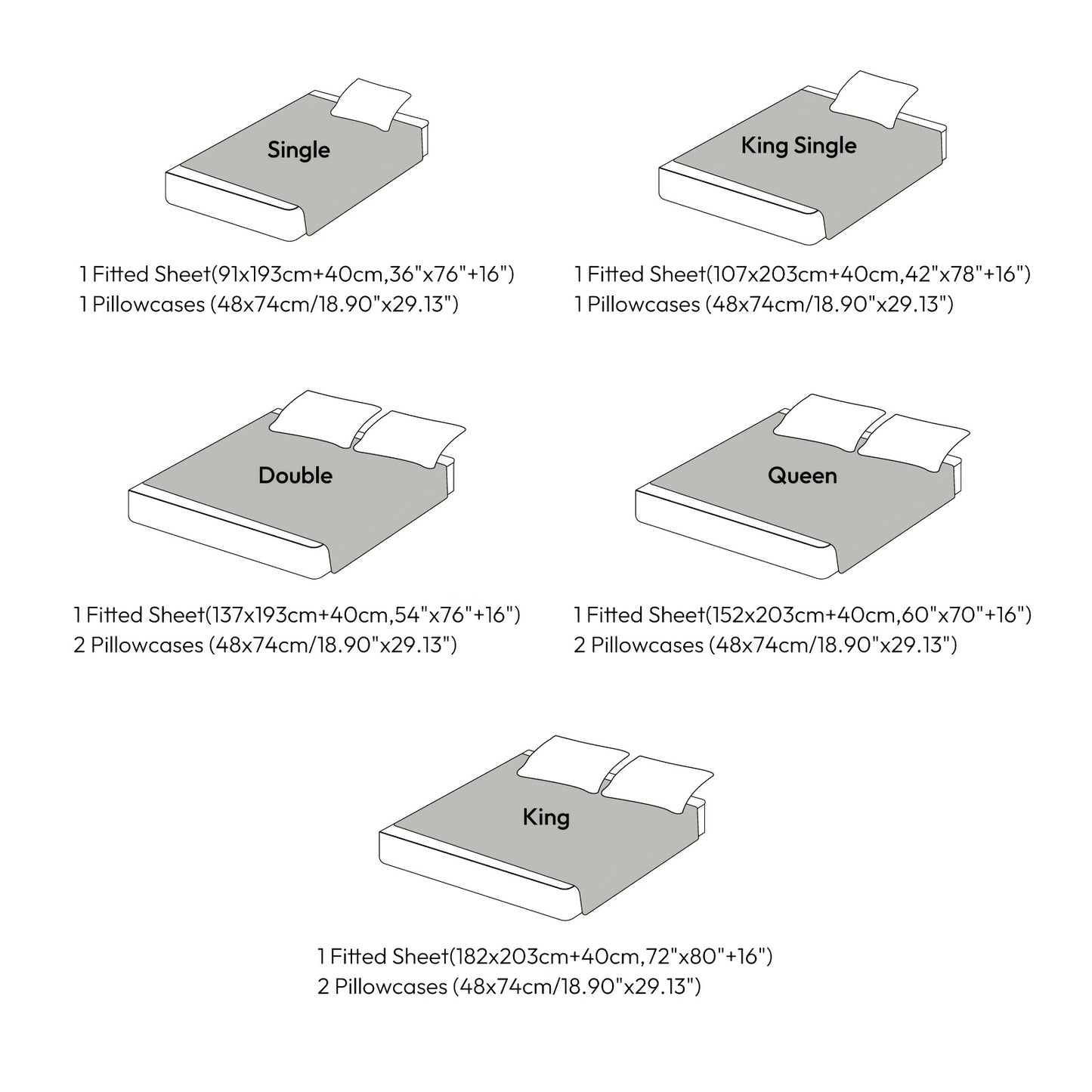 Winter Warm Fitted Sheet and Pillowcases Set - Ultra Soft, Comfy, Luxurious Bed Sheet