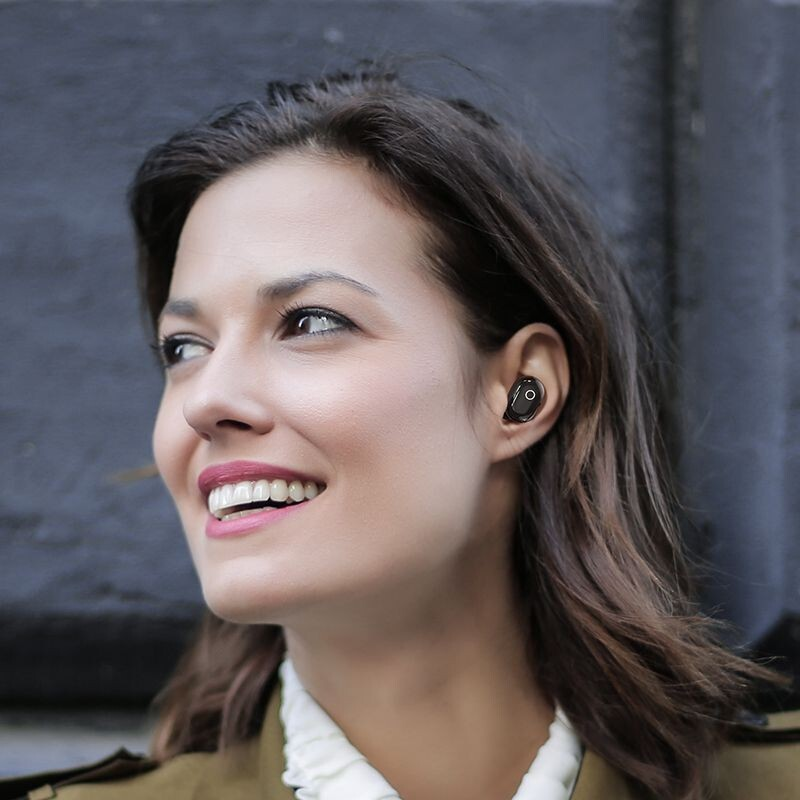 Compact Size Bluetooth Wireless TWS Earphones Stereo Mini Earbuds