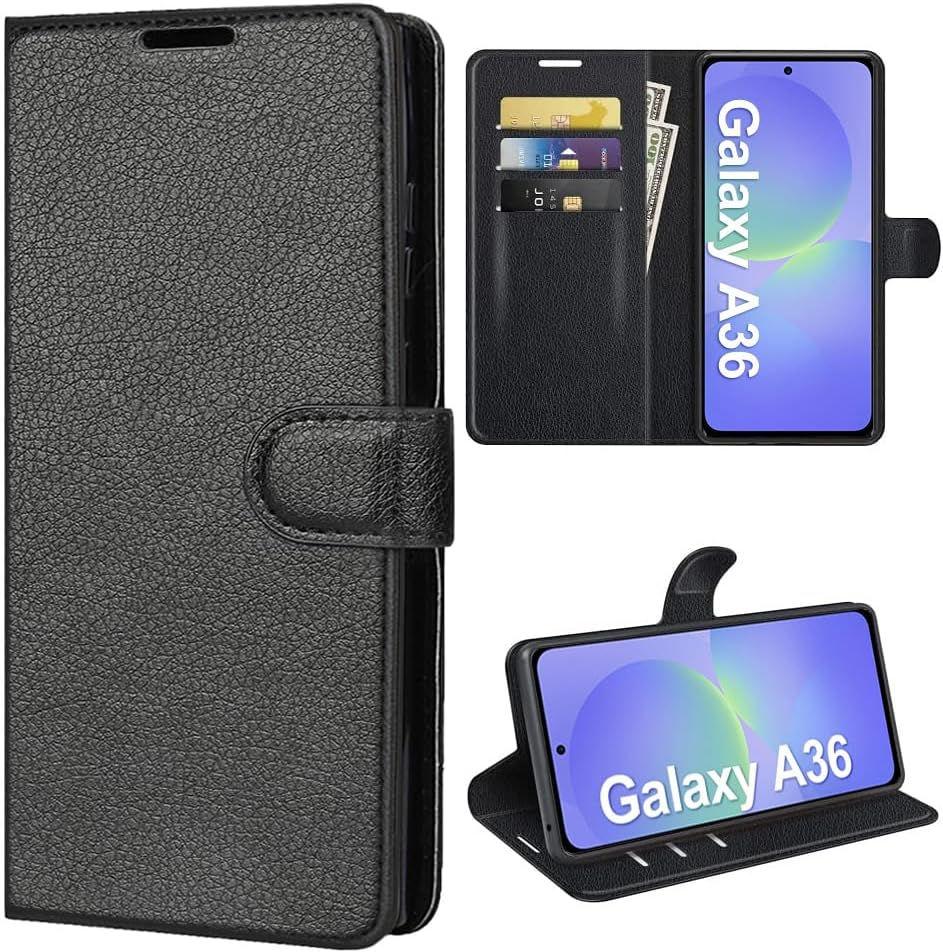 Protective PU Leather Wallet Case Cover for Samsung Galaxy A16