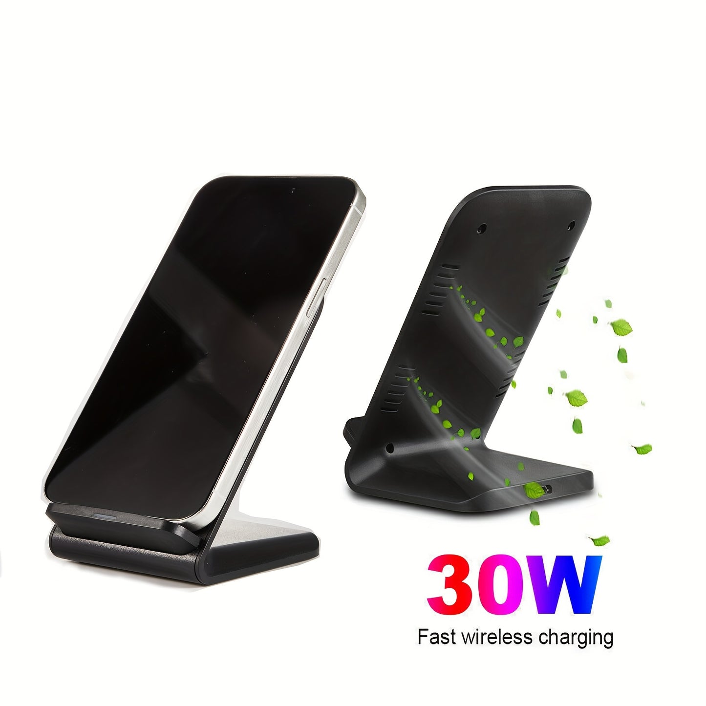 Universal Wireless Charger Stand Dock for Apple iPhone Samsung Android Phone