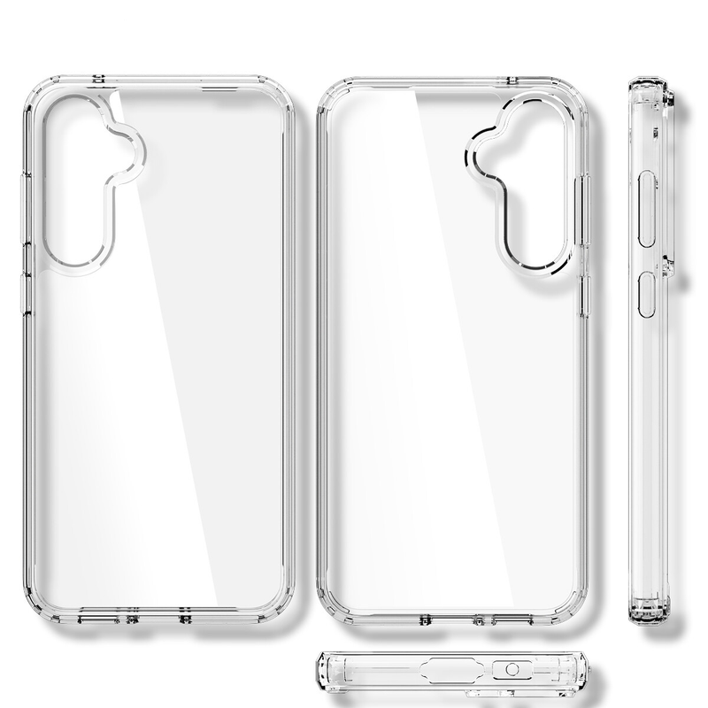For Samsung Galaxy S25 Clear Shockproof Protective Case