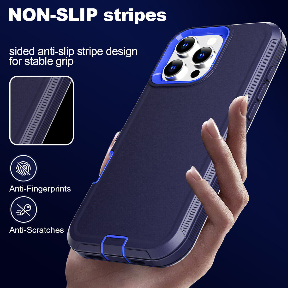 For Iphone 16 14 13 12 11 15 Pro Max 16E Case Rugged Shockproof Heavy Duty Cover
