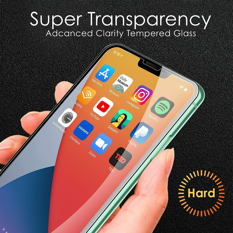 3 PACK Tempered Glass Screen Protector for Apple iPhone 15
