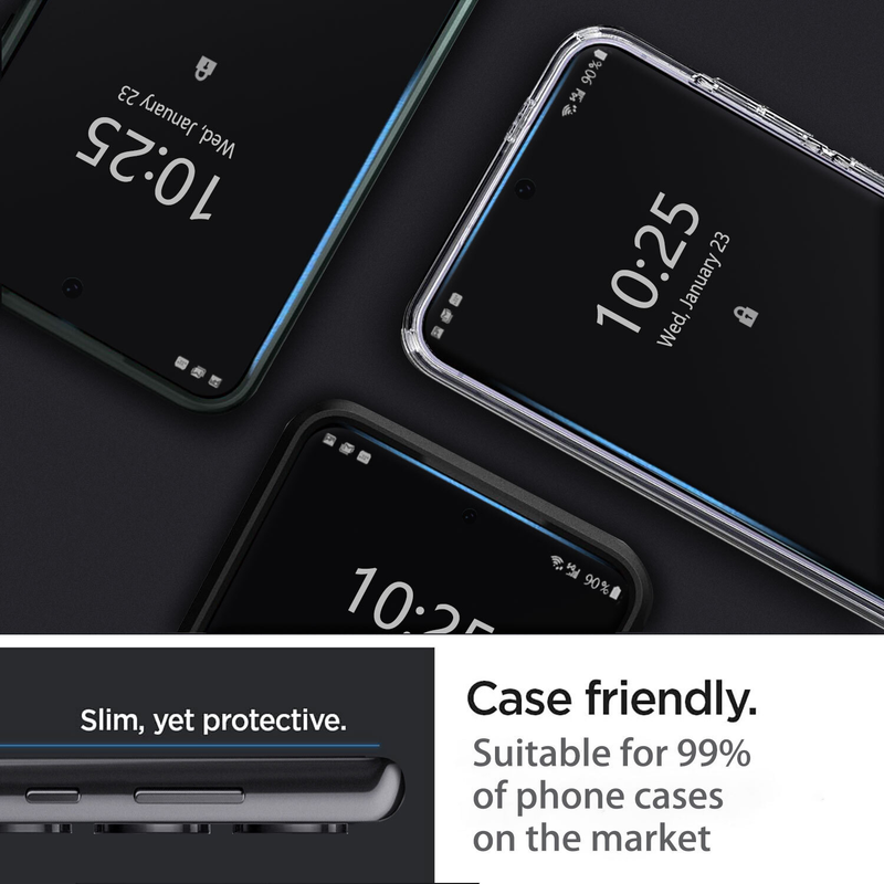 For Samsung Galaxy S23 FE Full Cover Tempered Glass Screen Protector 2-Pack