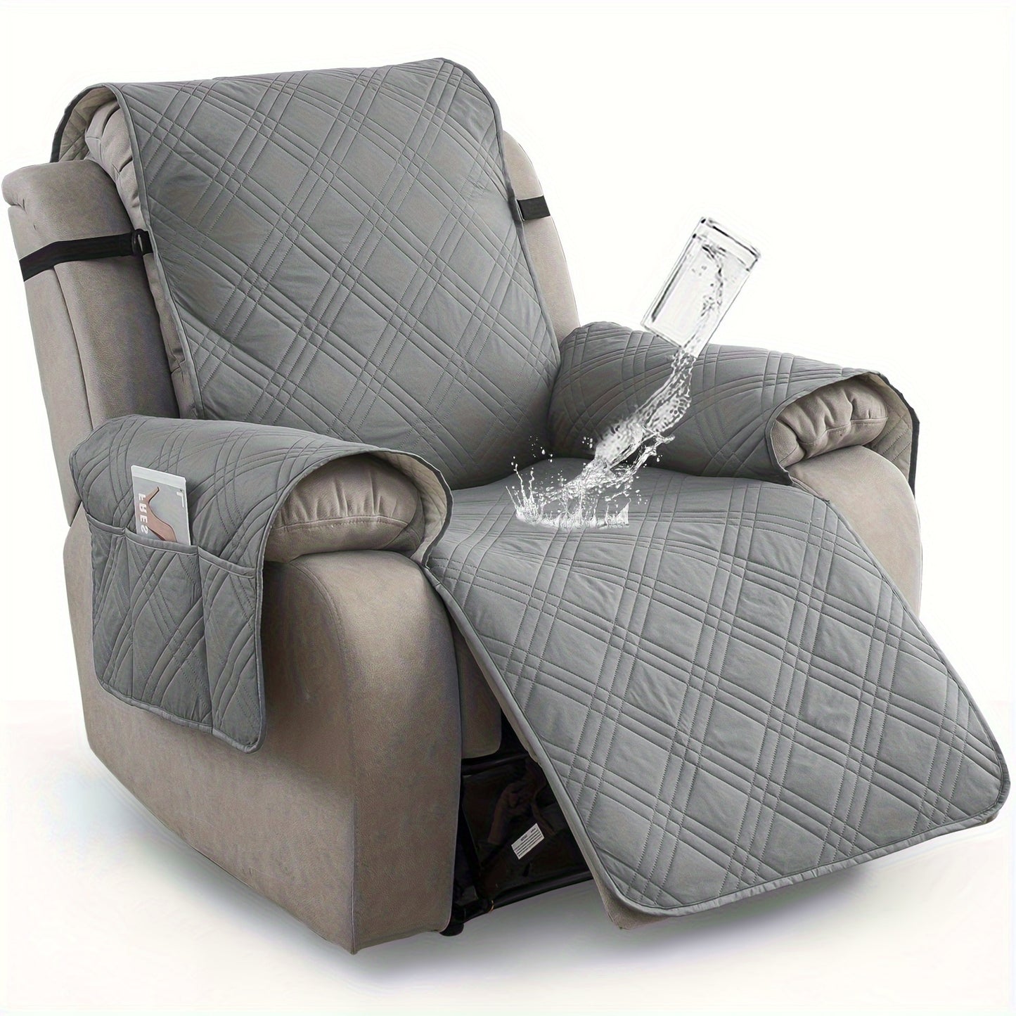 1pc Recliner Chair Cover Pad for 1 Seater Sofa Slipcover