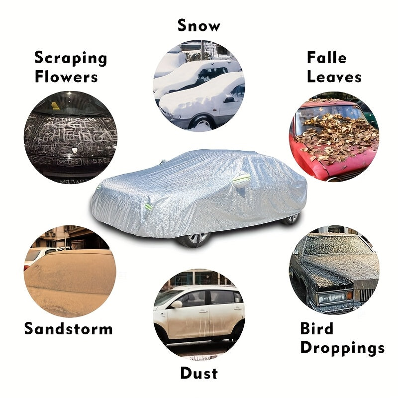 Car Cover Large Rain and Dust Proof Cover