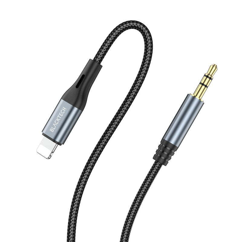 2 Pcs X Durable Lightning to 3.5mm AUX Audio Cable-1m