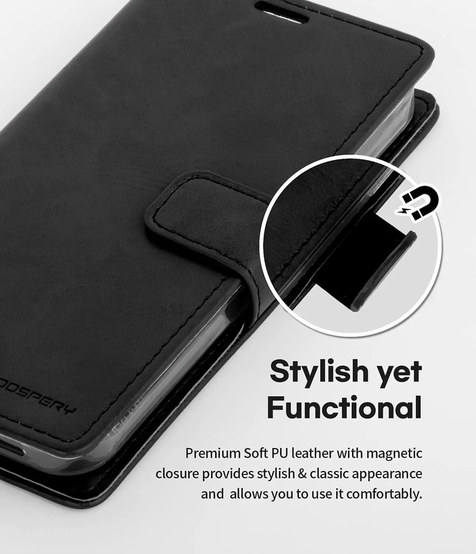 Flip Wallet Case for iPhone 14 Pro Max-Black