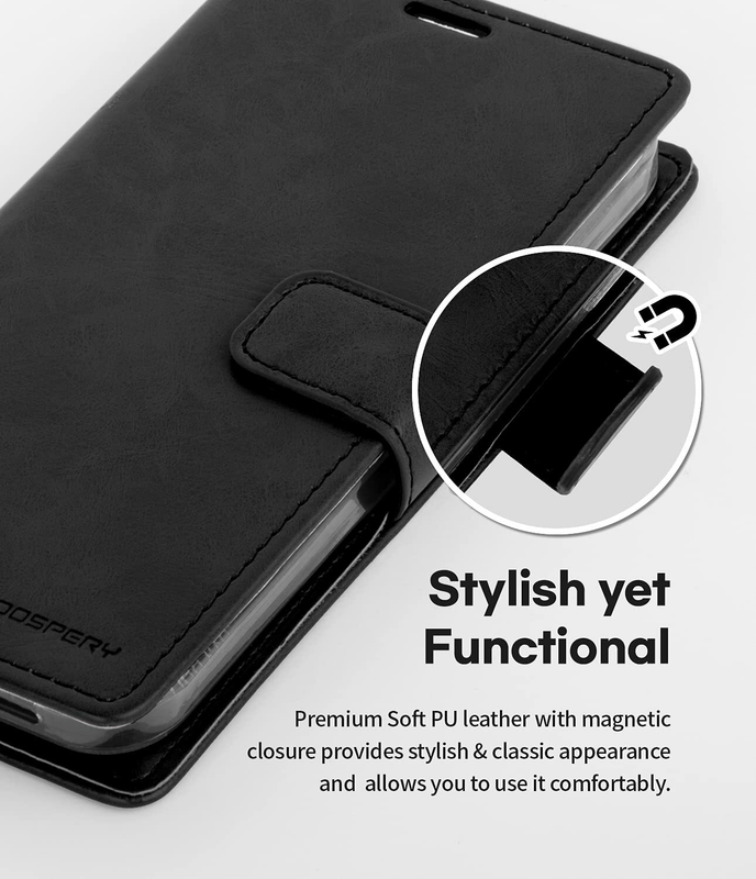 Flip Wallet Case for iPhone 14 Pro Max-Black