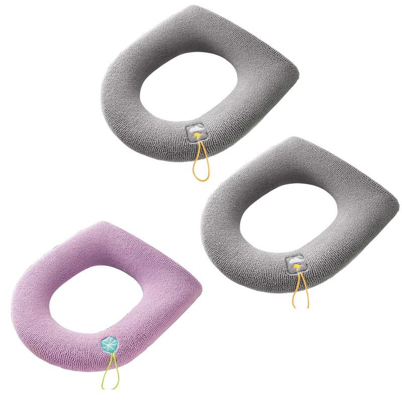 3PCS Toilet Seat Cushion Pad