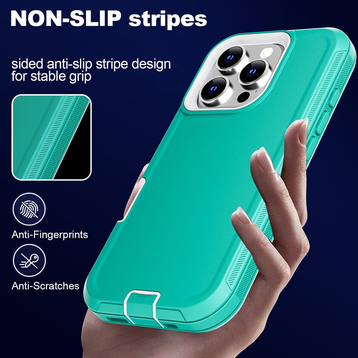 For Iphone 16 14 13 12 11 15 Pro Max 16E Case Rugged Shockproof Heavy Duty Cover