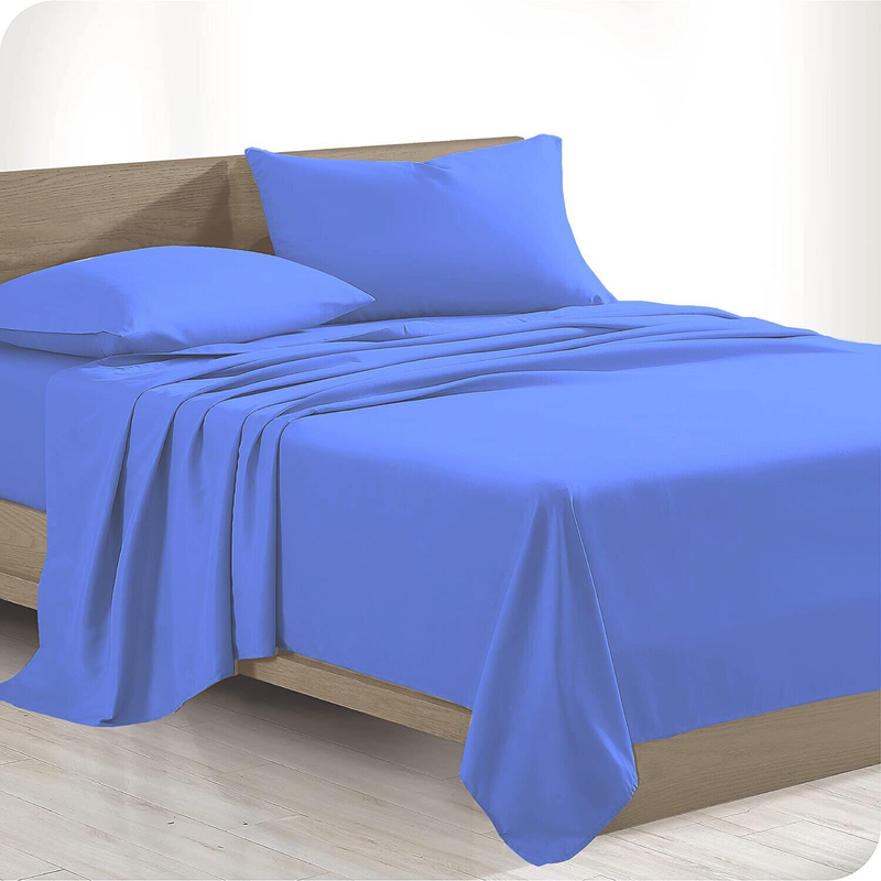 Sheet Set Bed Flat Fitted Single/Double/Queen/King