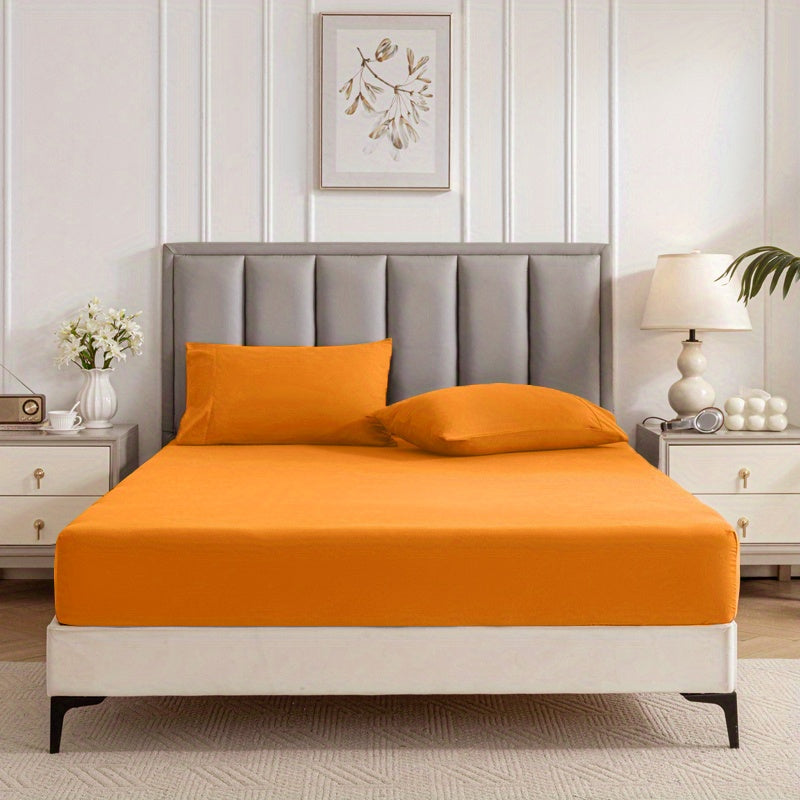 Fitted Bed Sheet Set Ultra Soft - Bed Sheet And Pillowcase