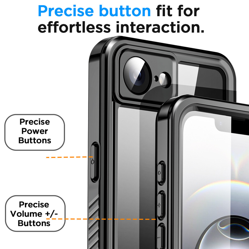 For iPhone 16E Case Waterproof Shockproof Heavy Duty Tradie Case