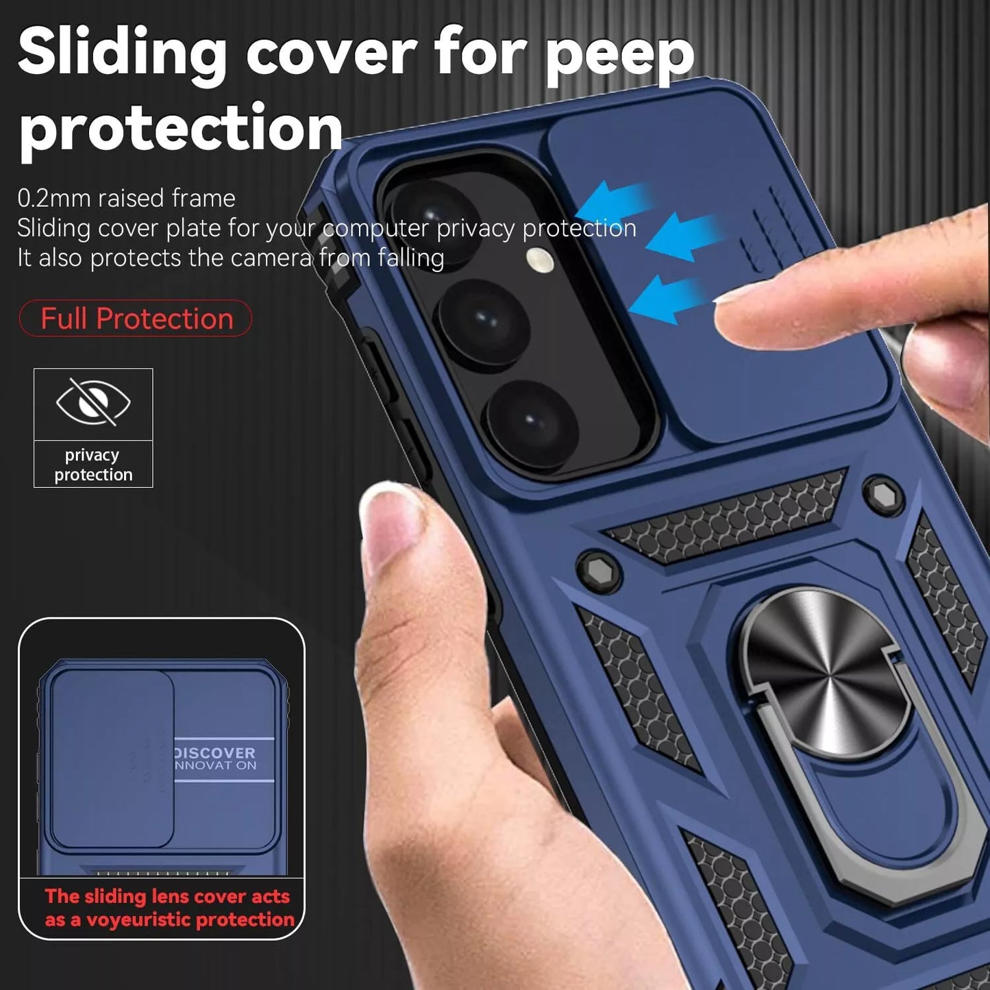 For Samsung Galaxy A05s Shockproof Cover-Blue