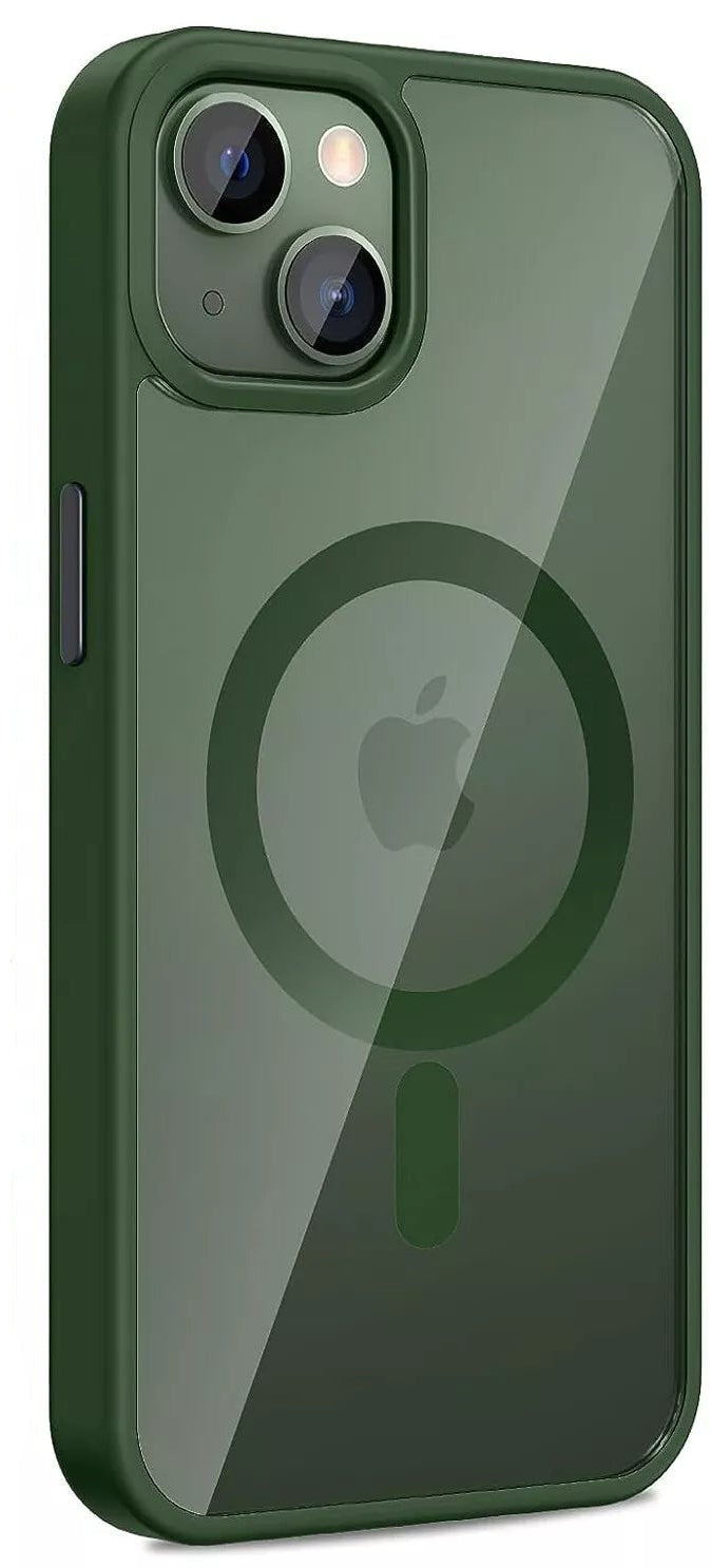 For iPhone 14 Magsafe Case-Deep Green