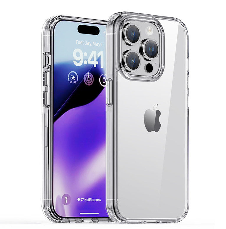 For iPhone 16 Pro Max Shockproof Case Clear + 2x Screen Protectors