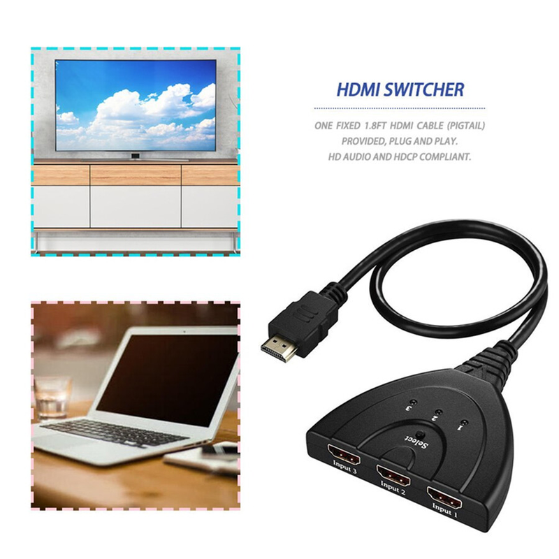 HDMI Splitter with 3 Ports