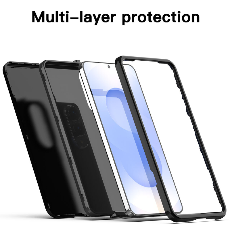 For Samsung Galaxy S25 Edge Shockproof Black
